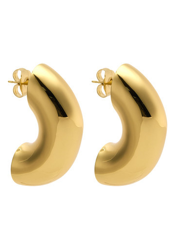 Ellis 18kt gold-plated brass earrings | Harvey Nichols