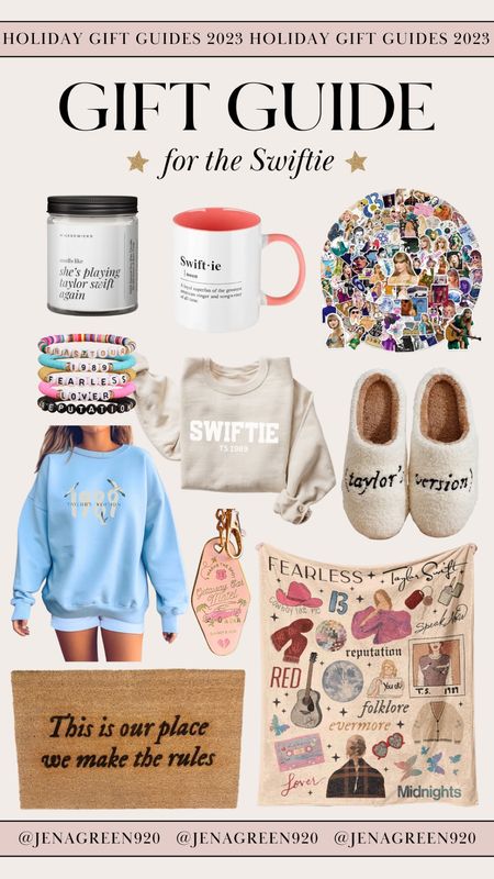 Swift Gift Guide | Swiftie Gift Guide | Taylor Swift Gift Guide | Gift Guide for Taylor Swift | Gift Guide for Swiftie  

#LTKGiftGuide #LTKSeasonal #LTKfindsunder100