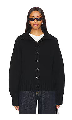 EAVES Diana Cardigan in Black from Revolve.com | Revolve Clothing (Global)