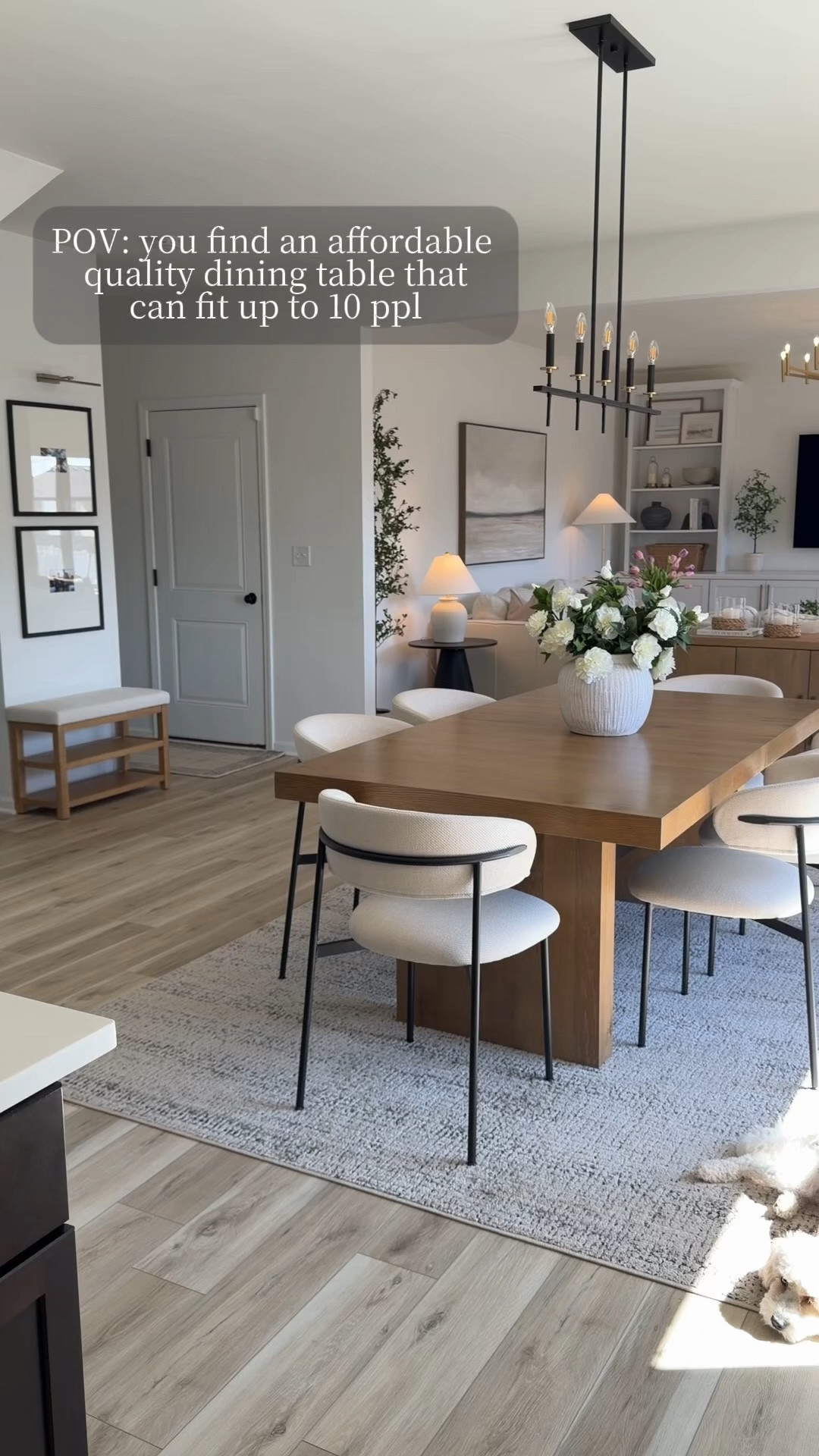 My dining table is a monthly top seller and for good reason! It’s a quality piece that extends to fit up to 10 people! I also linked my dining chairs, they are comfy and affordable 

#LTKHome #LTKSaleAlert