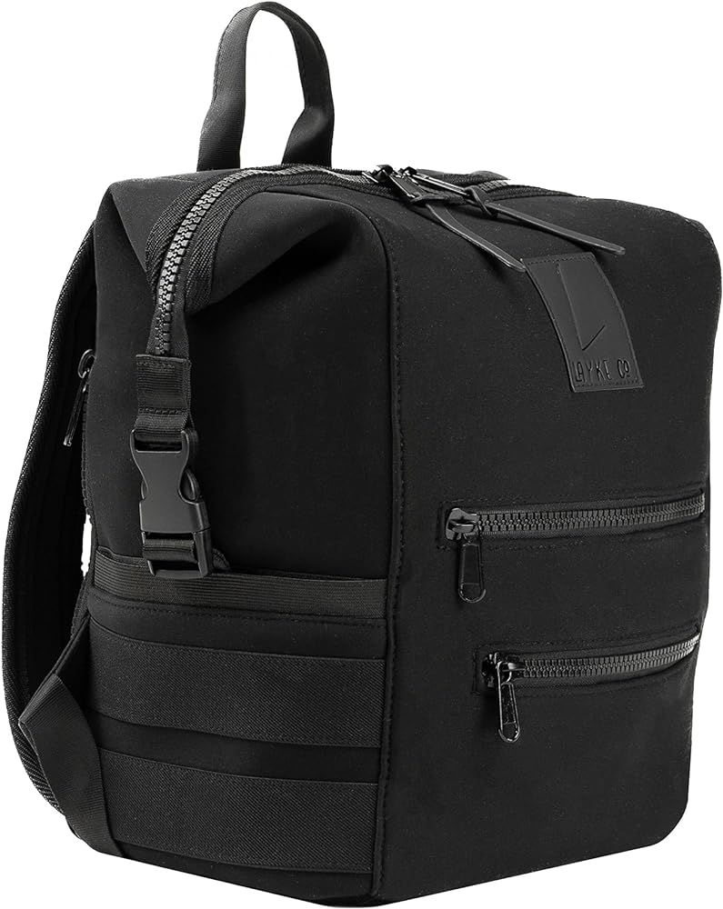 Layke Co. Gender Neutral Neoprene Diaper Bag Backpack and Convertable Shoulder Tote with Changing... | Amazon (US)