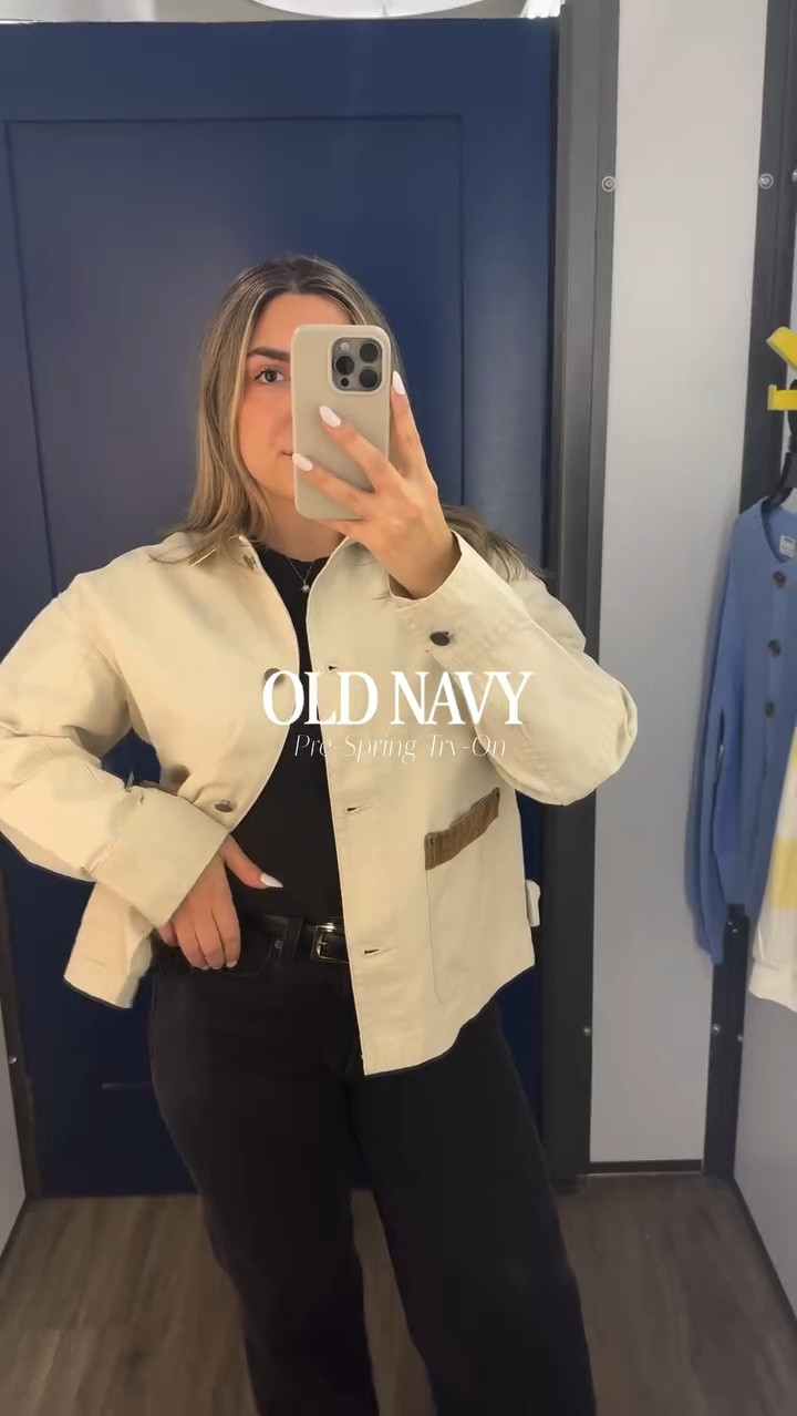 Old Navy has entered the chat 👀 Some beautiful pieces to help prep us for spring 💛 The Barn Jacket though….🤭 The best part? These are 20-40% off right now! 

Comment LINK to get everything sent straight to your DMs ✨

#oldnavystyle #springstyle #prespring #tryonhaul #whattowear

#LTKcanada #LTKstyletip #LTKsummer