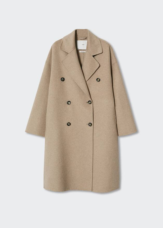 Oversize wool coat -  Women | Mango USA | MANGO (US)