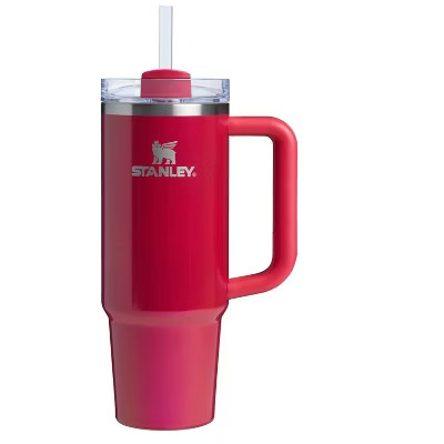 Stanley 30 oz Stainless Steel H2.0 FlowState Quencher Tumbler Red Delicious - e.l.f.: Dishwasher-Safe Drinkware for All Ages | Target