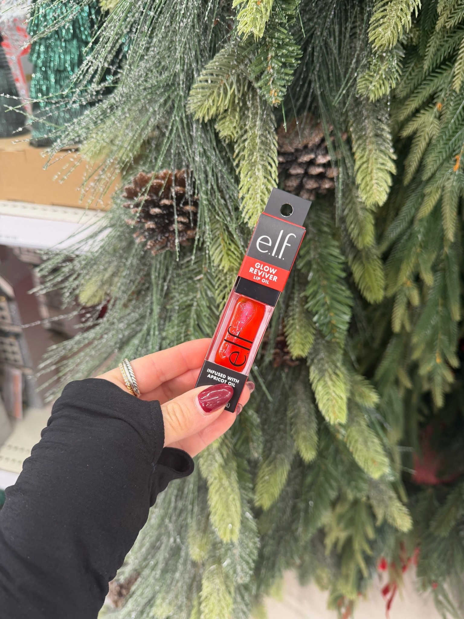 Elf lip oil! The perfect Christmas color 

#LTKSeasonal #LTKBeauty #LTKHoliday