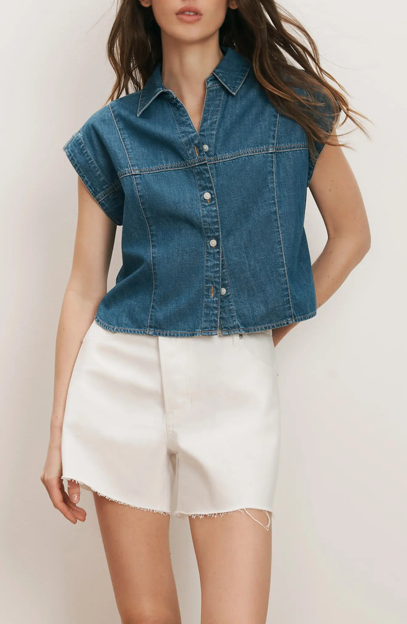 Nestor Denim Button-Up Shirt (Women) | Nordstrom | Nordstrom