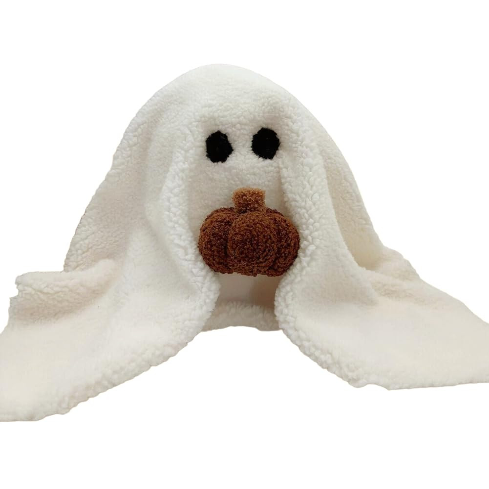 Ghost with Pumpkin Pillow, 11 Inch Ghost Plush Toy Halloween Decor, Cute Soft Halloween Party Dec... | Amazon (US)