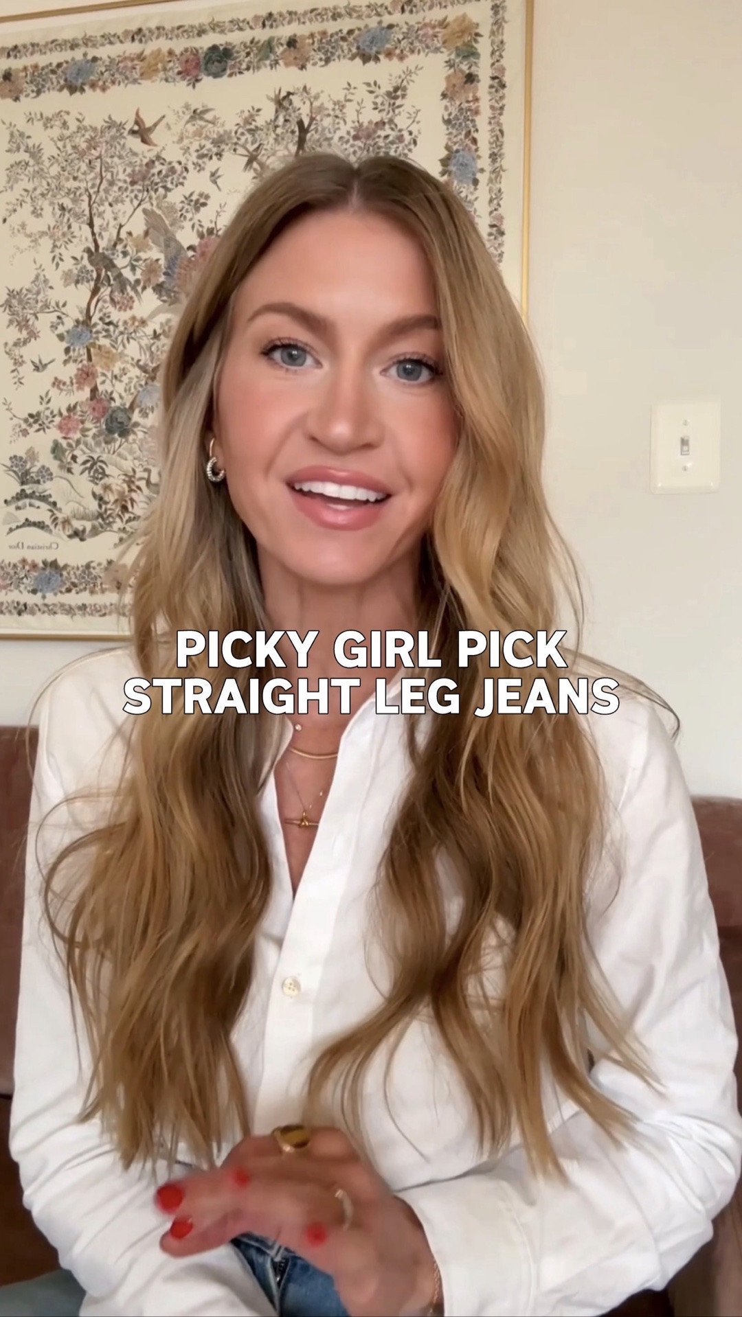 Picky Girl straight leg denim: ON SALE now with code FALL - run TTS, wearing a 25.  

Also a Picky Girl white button down blouse: runs TTS, wearing a 4

#LTKgrwm #LTKootd #LTKSaleAlert