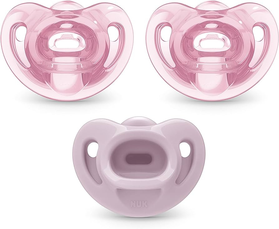 NUK Comfy Orthodontic Pacifiers, 0-6 Months, 3 count (Pack of 1) | Amazon (US)