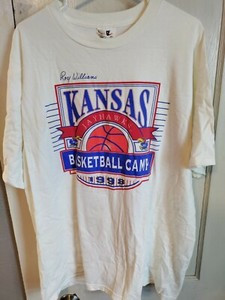 Vintage Rare 1998 Nike Kansas Jayhawks Basketball Camp T-Shirt Men's Size XL  | eBay | eBay AU