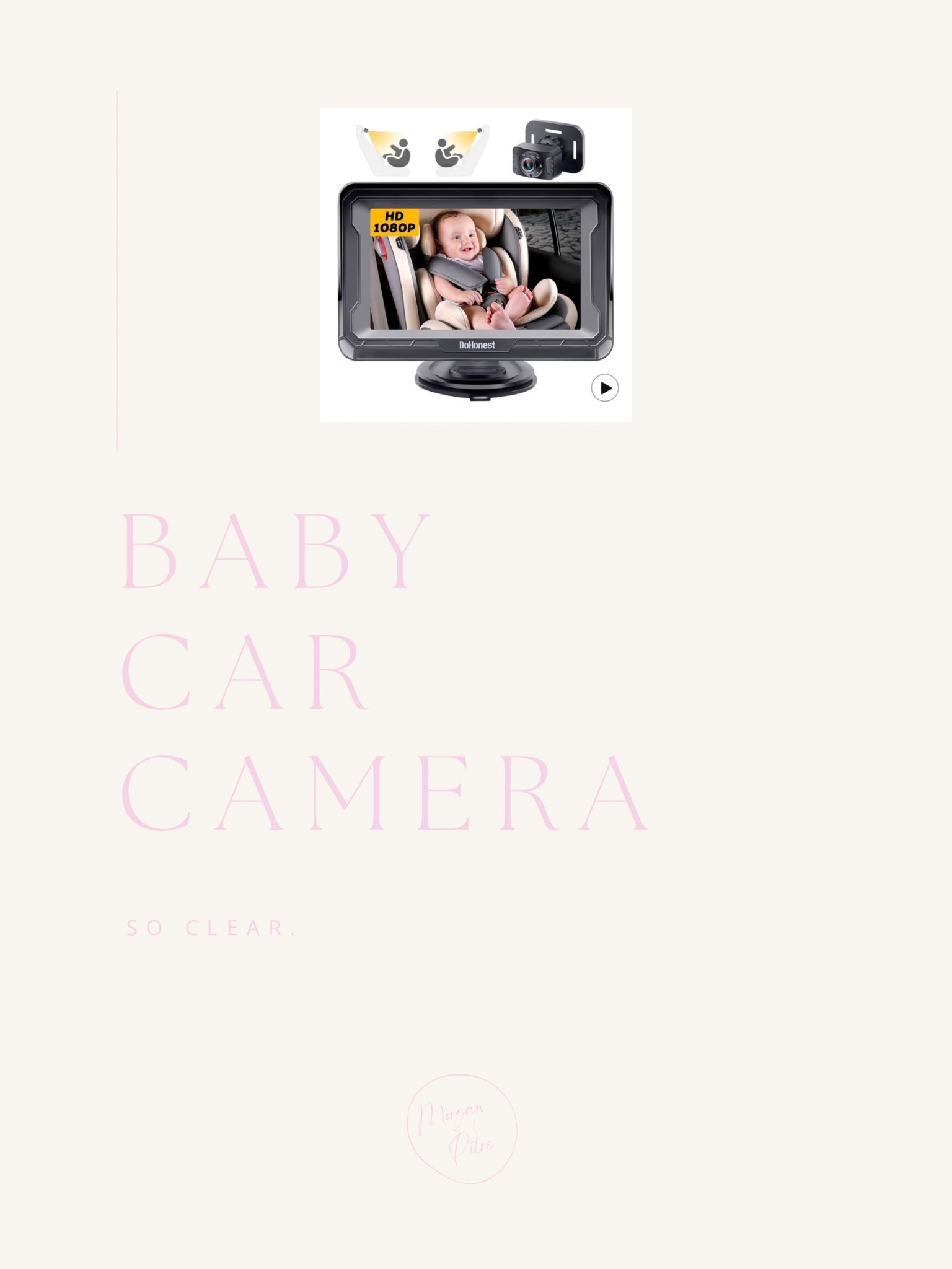 My favorite super clear baby car camera 🚗👶 HD baby car camera, crystal-clear rear-facing car camera, night vision baby monitor for car, wide-angle infant car camera, no-wifi baby car monitor, real-time video display, easy install baby car camera, safety-focused car seat camera, back seat baby monitor, toddler car camera, distraction-free driving, baby travel must-have, new parent essential, peace of mind for car rides.


#LTKmomlife #LTKKids #LTKBaby