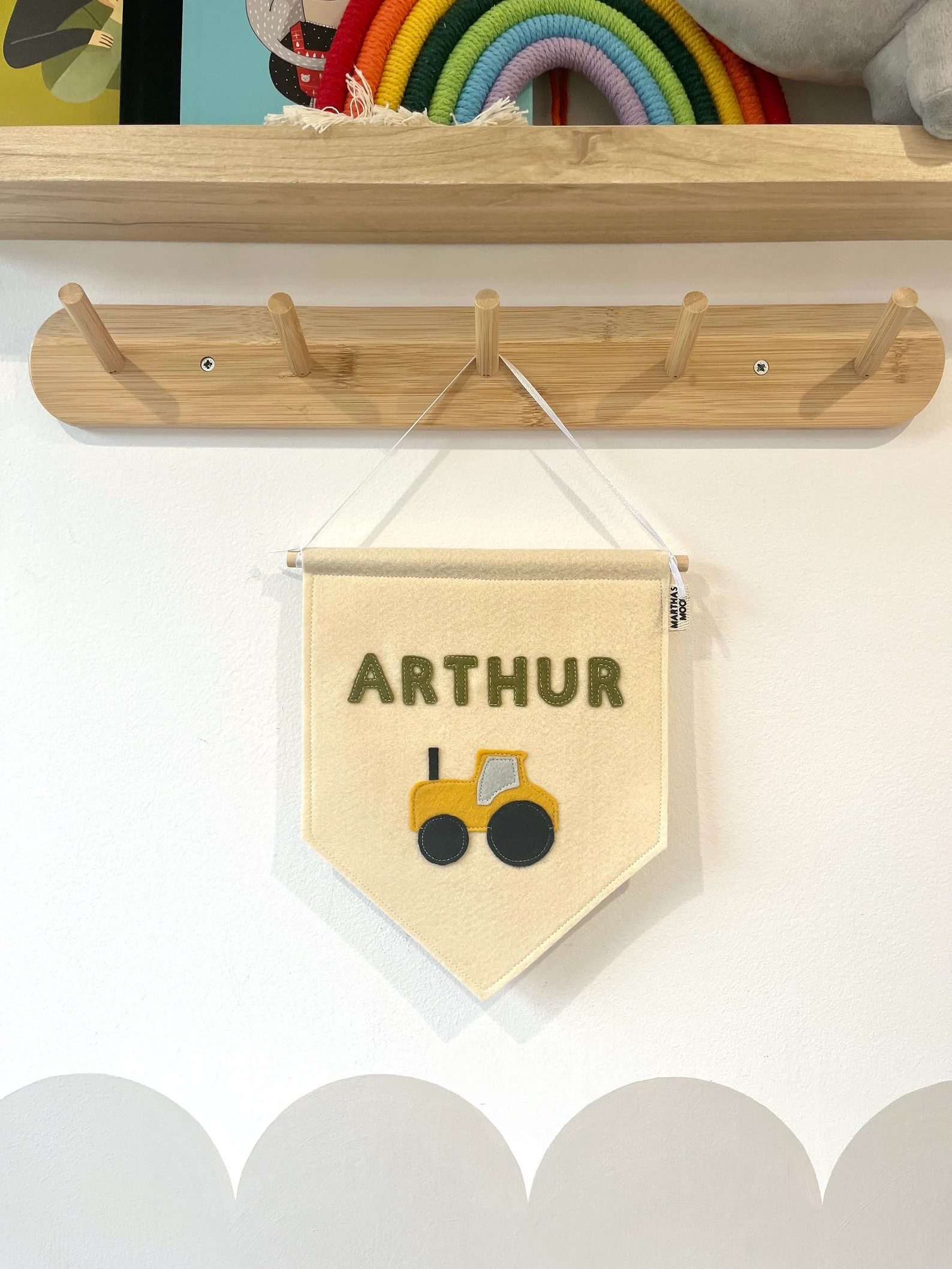 Personalized Tractor Felt Banner – Nursery Decor, Kids Room Sign - Etsy UK | Etsy (Global)