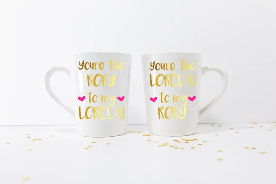Gilmore girls mug -You're the lorelai to my Rory - Youre the Rory to my Lorelai - coffee cup set - b | Etsy (US)