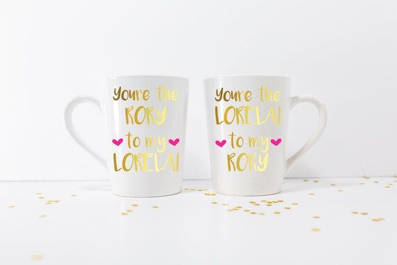 Gilmore girls mug -You're the lorelai to my Rory - Youre the Rory to my Lorelai - coffee cup set - b | Etsy (US)