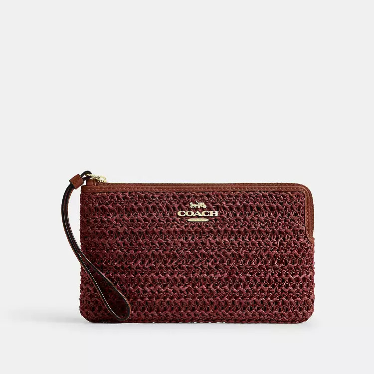 Large Corner Zip Wristlet | Coach (US)