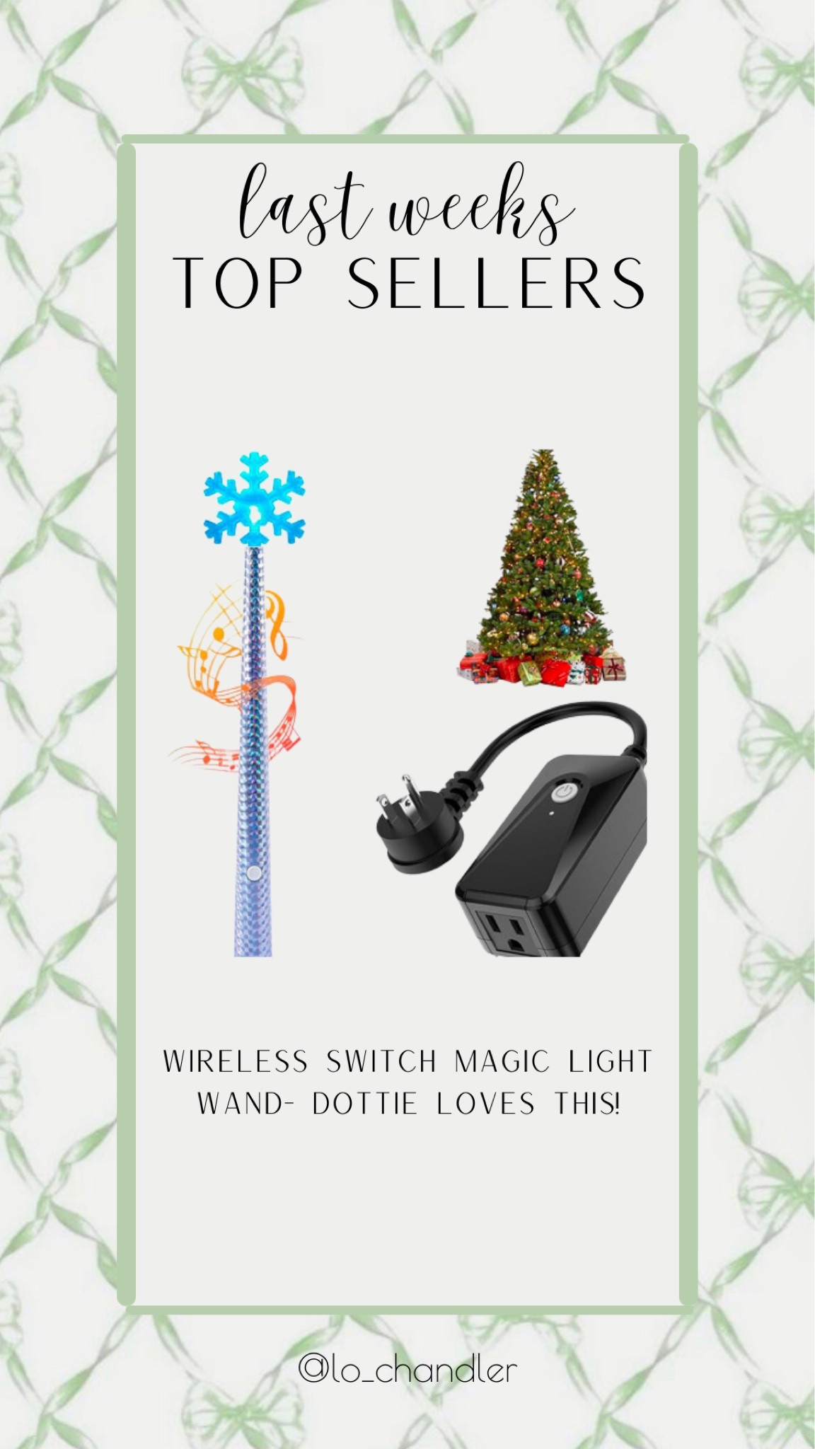 Me and Dottie have been loving having this to turn on the Christmas tree lights! So fun especially with little ones!




Top sellers
Favorites 
Best sellers
Top jeans
Top toys 
Top gifts 


#LTKfamily #LTKHoliday #LTKSeasonal