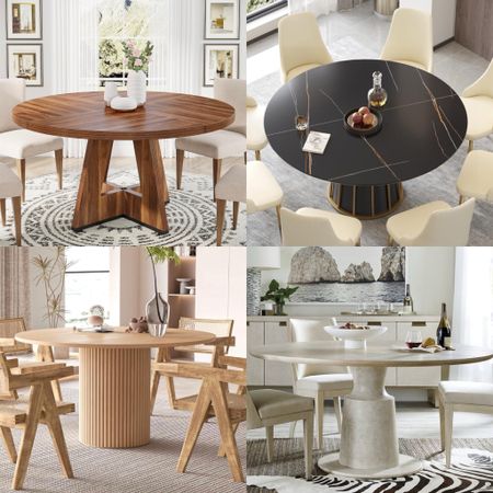 Beautiful round #kitchen #tables 💕. I especially love the two on the left! #furniture #home

#LTKfamily #LTKhome