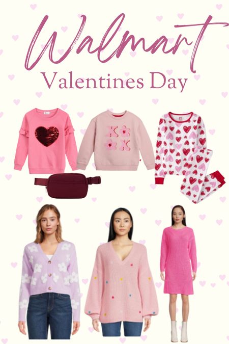 Walmart Valentine’s Day finds. Valentine’s Day outfit. Walmart finds. Valentine’s Day sweater. Valentine’s Day pajamas 