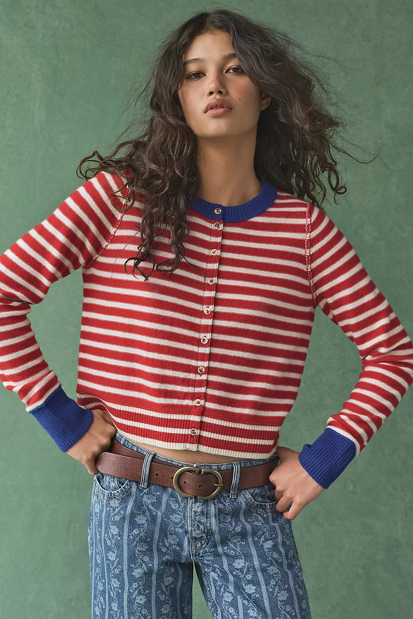 Nocturnal Stripe Cardi | Free People (Global - UK&FR Excluded)