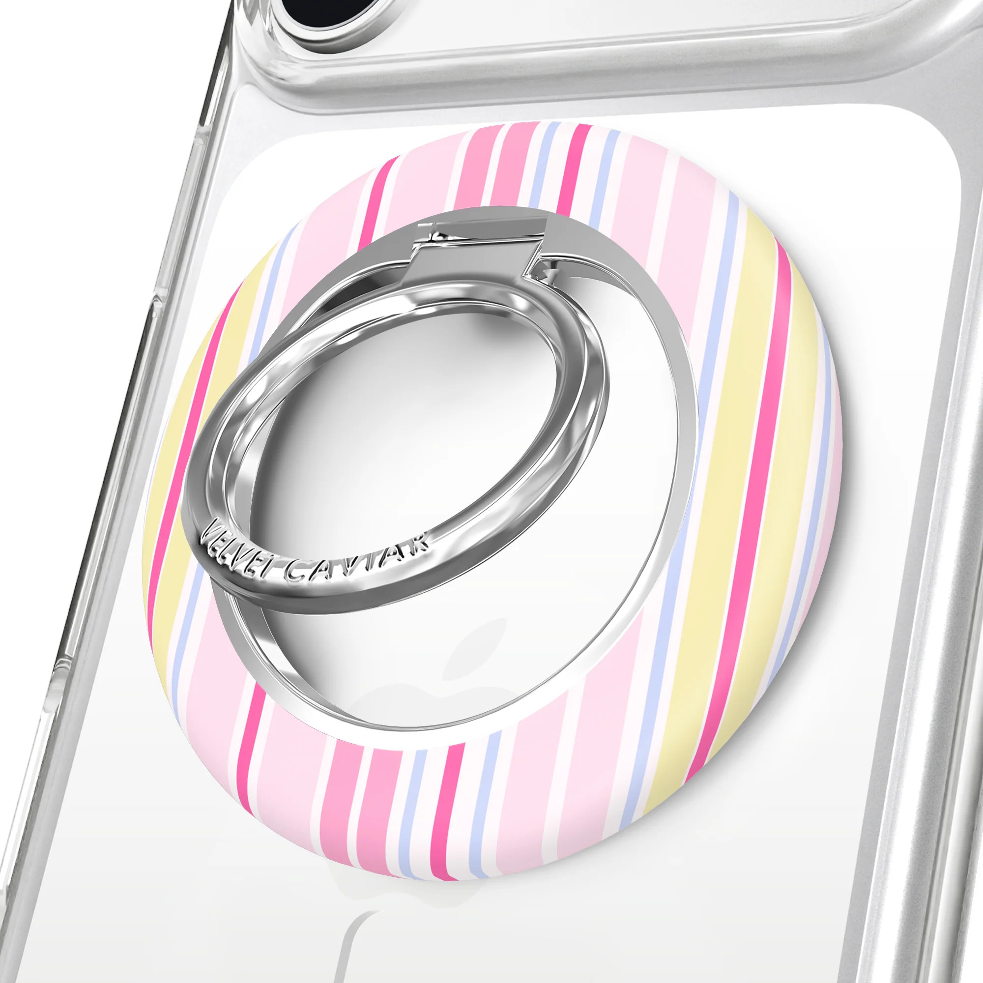 Sunkissed Stripes Glitter MagSafe Grip Ring | Velvet Caviar
