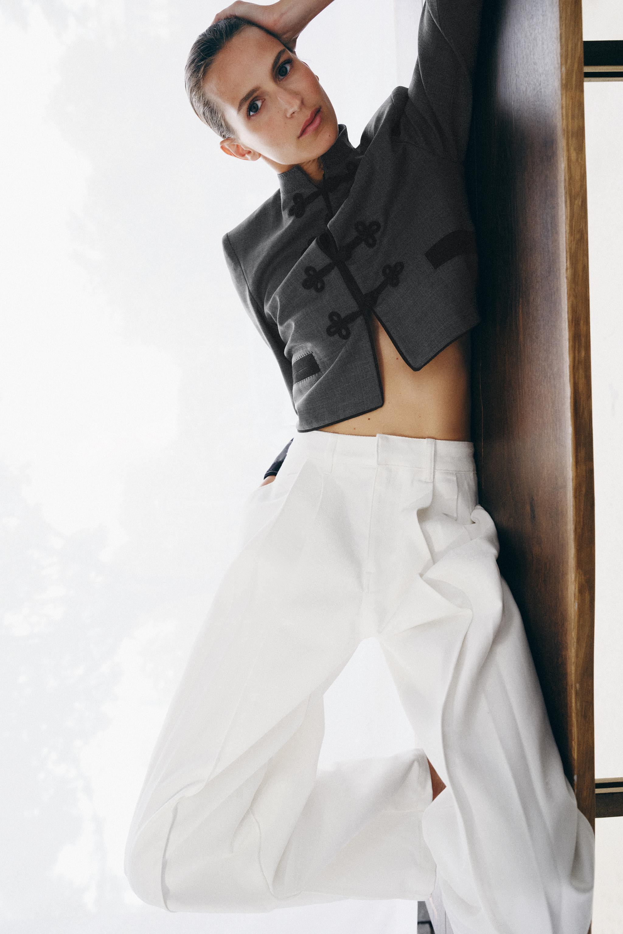 ZW COLLECTION BARREL TROUSERS | Zara UK