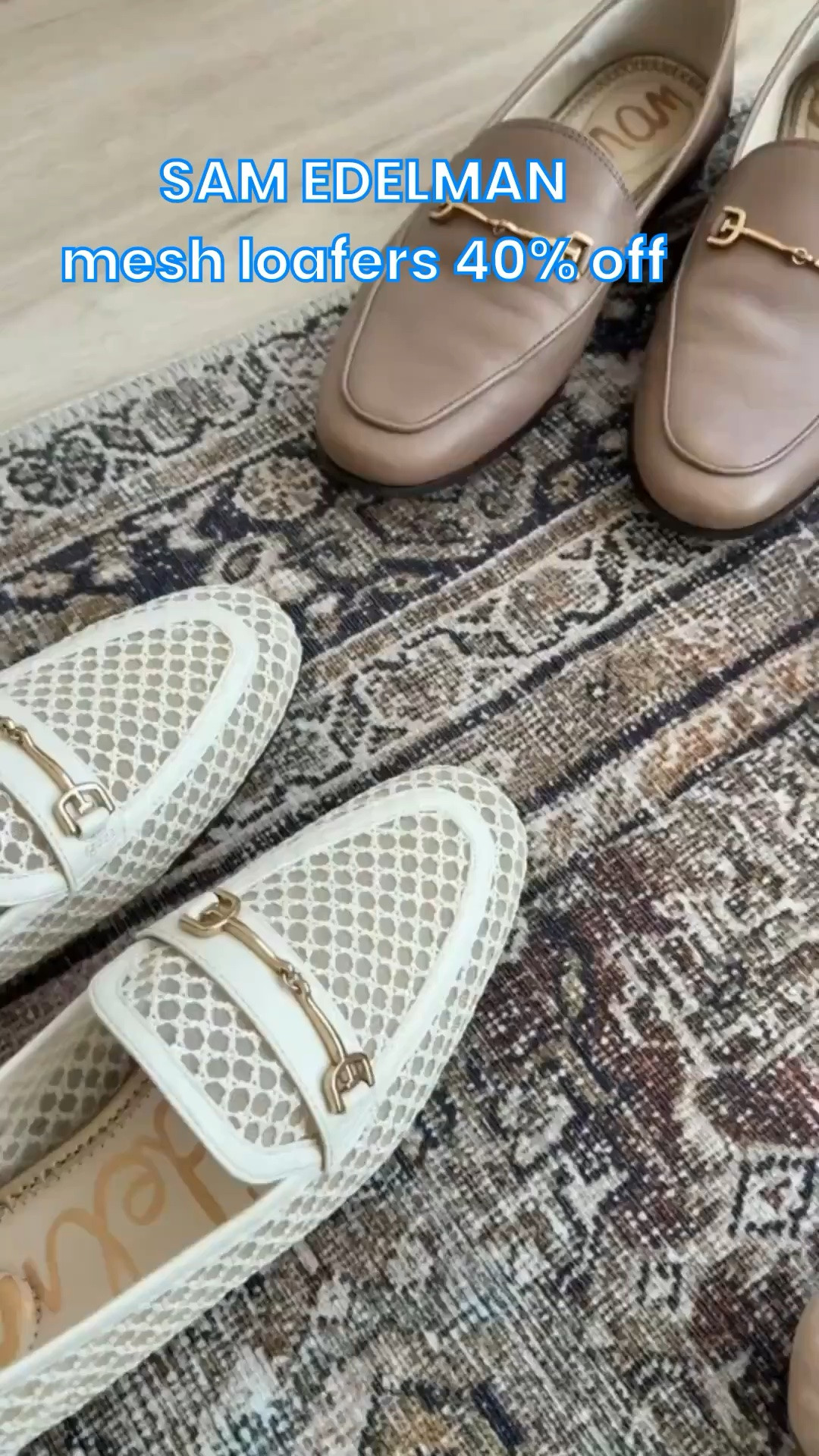 Sam Edelman mesh loafers on sale, 40% off.

#LTKOver40 #LTKSaleAlert