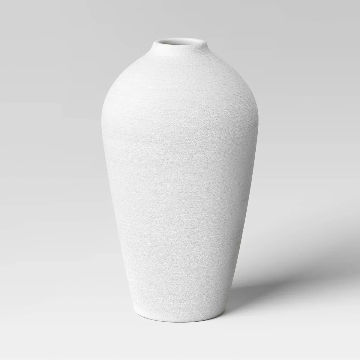 White Textured Floor Vase - Threshold™ | Target