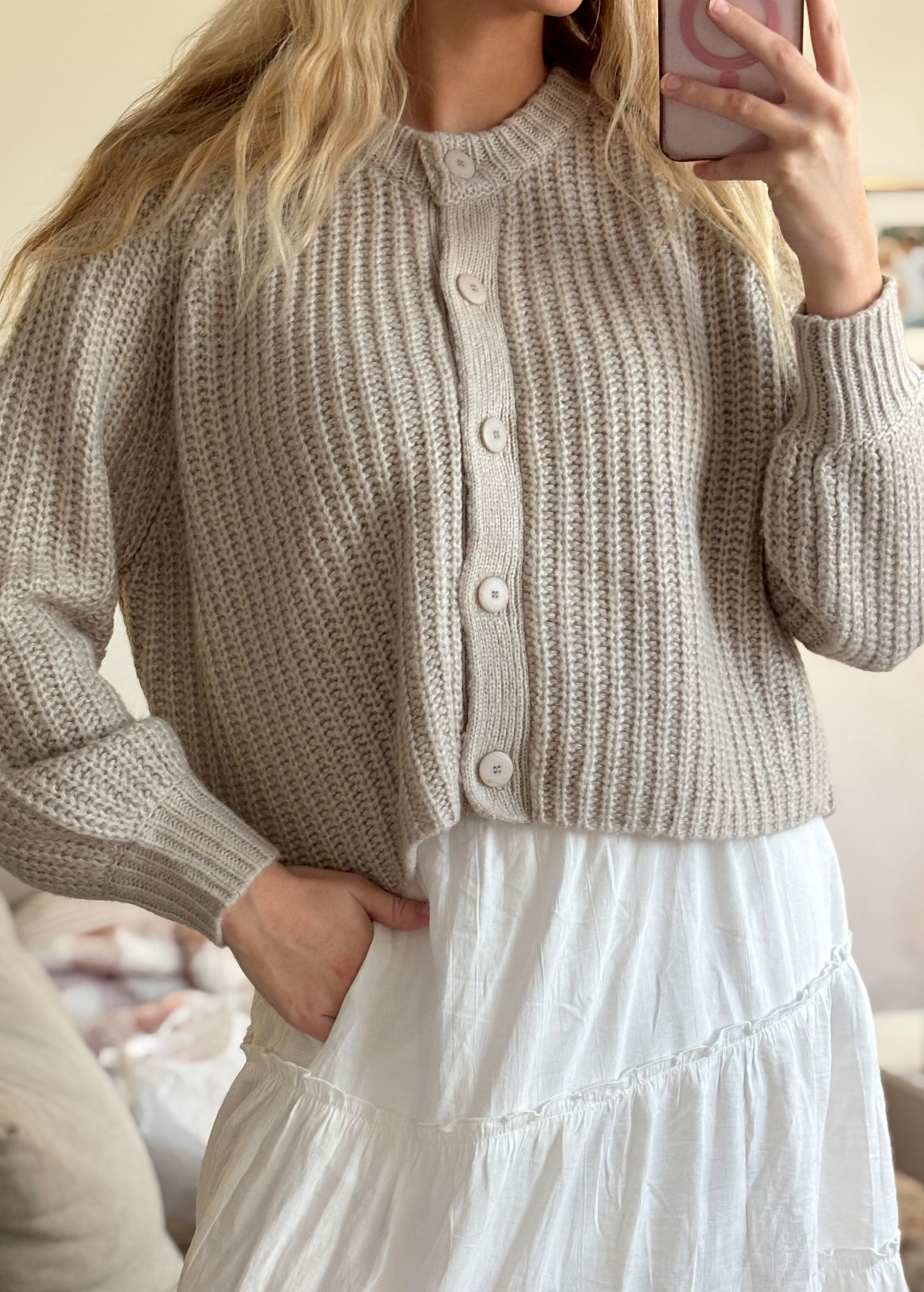 cozy oversized cardigan sweater 🤍🧸 use code EMREEMAY to save $$ 

#LTKootd