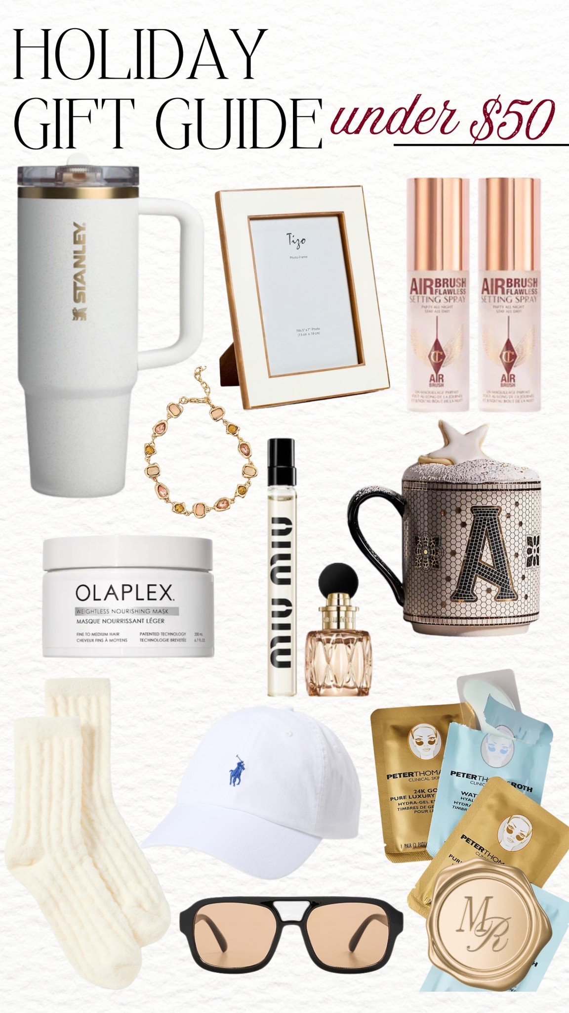 Holiday gift guide - gifts under $50!! 

gift guide, under $50 gifts, shopbop, anthropologie, sephora, stanley cup, gifts for her

#LTKGiftGuide #LTKHoliday #LTKBeauty