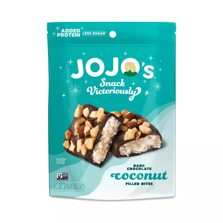 JOJO's Chocolate, Bites, Dark Chocolate Coconut Filled | Thrive Market
