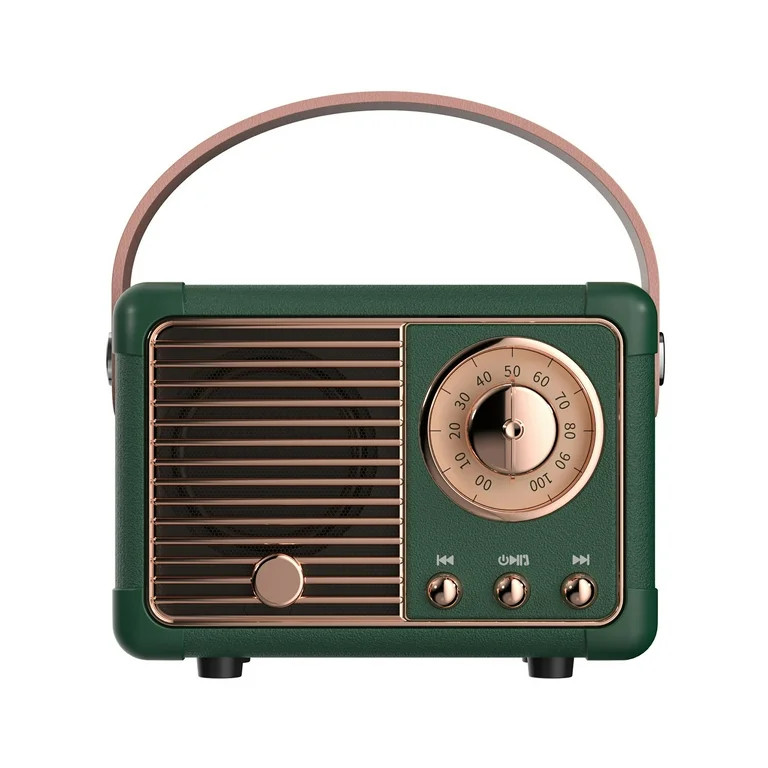 HM11 Portable Music Player Elegant & Vintage Appearance Retro Radio for Home | Walmart (US)