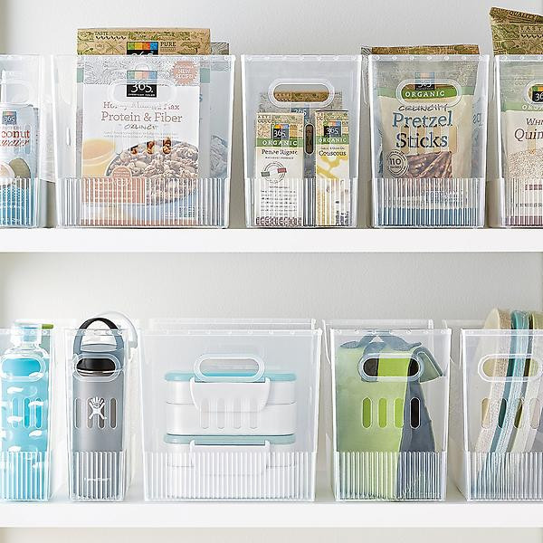 Medium Multi-Purpose Bin Translucent | The Container Store