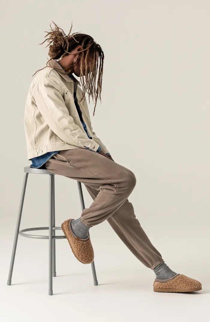 Tasman Maxi Curly Genuine Shearling Slipper (Women) | Nordstrom