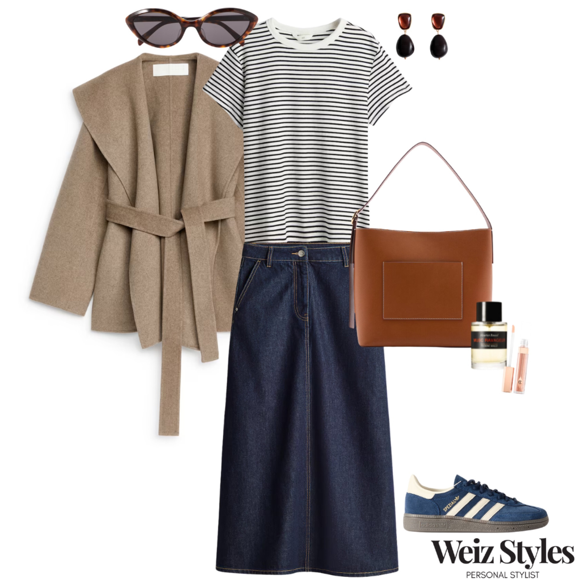 In this classic British Summer of rain and sunshine, it is always a good idea to have layers! Loving this cool and edgy look, perfect for the changing climates of our Summer ☀️☔️

Get in touch to discuss how I can help you on your style journey 💌 hello@weizstyles.com 

Louise x

Personal stylist, styling, ootd, neutral aesthetic, London, Weiz styles, shopping, outfit of the day, uk, confident, handbag, bag, perfume, fragrance, lipstick, lip, elevate you style, feel good, flat lay, shopping, denim skirt, maxi skirt, midi skirt, layering, layers, bag, brown, handbag, trainers, adidas, sambas, shoes, stripes, stripe, tee, T-shirt, highstreet, designer, earrings, mango, H&M, net a porter, cos, cardigan, jacket, sunglasses, cool, edgy, feminine, relaxed, casual, modern, chic, elevated, hip 

#LTKsummer #LTKuk #LTKstyletip