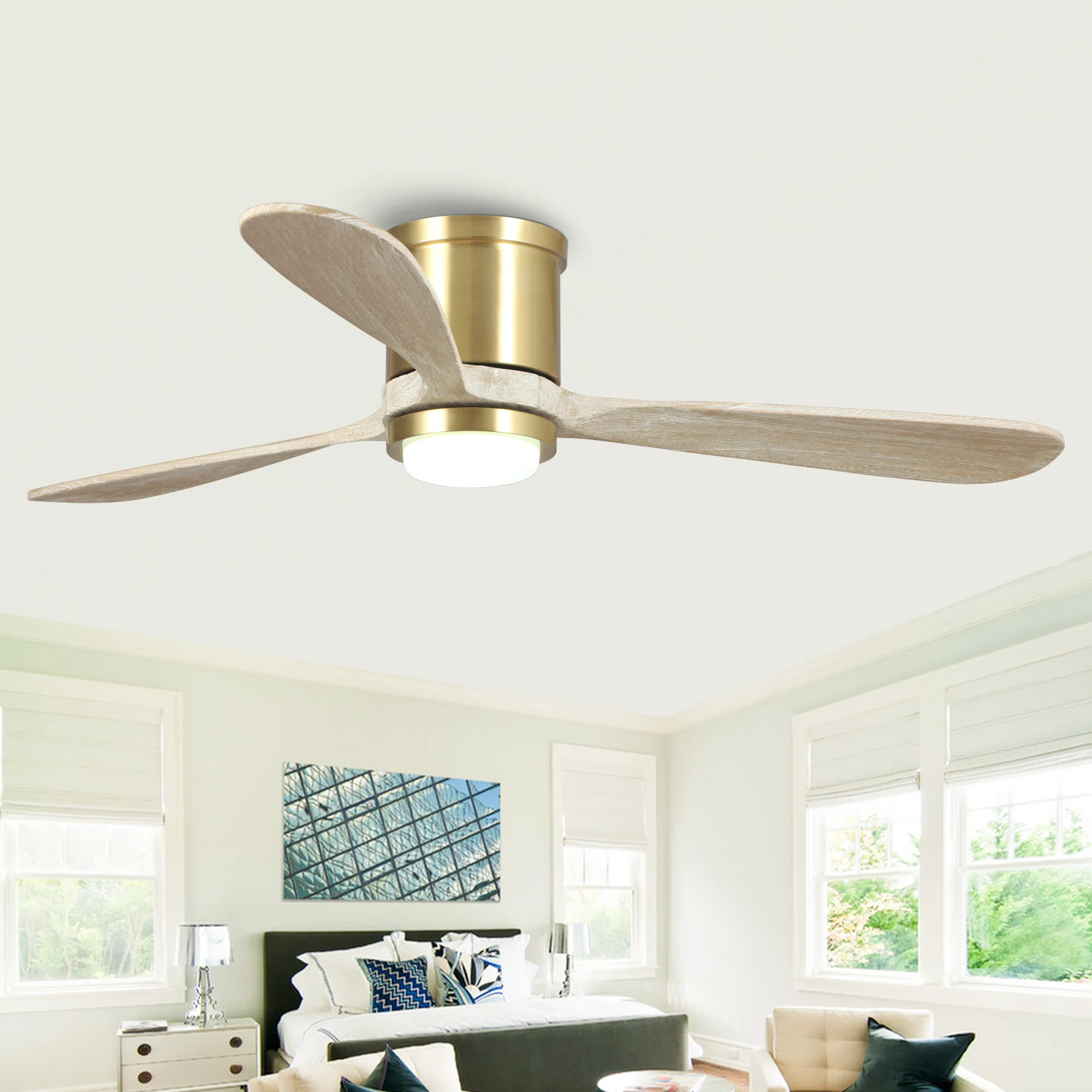 Katya 52'' Ceiling Fan with LED Lights | Wayfair North America