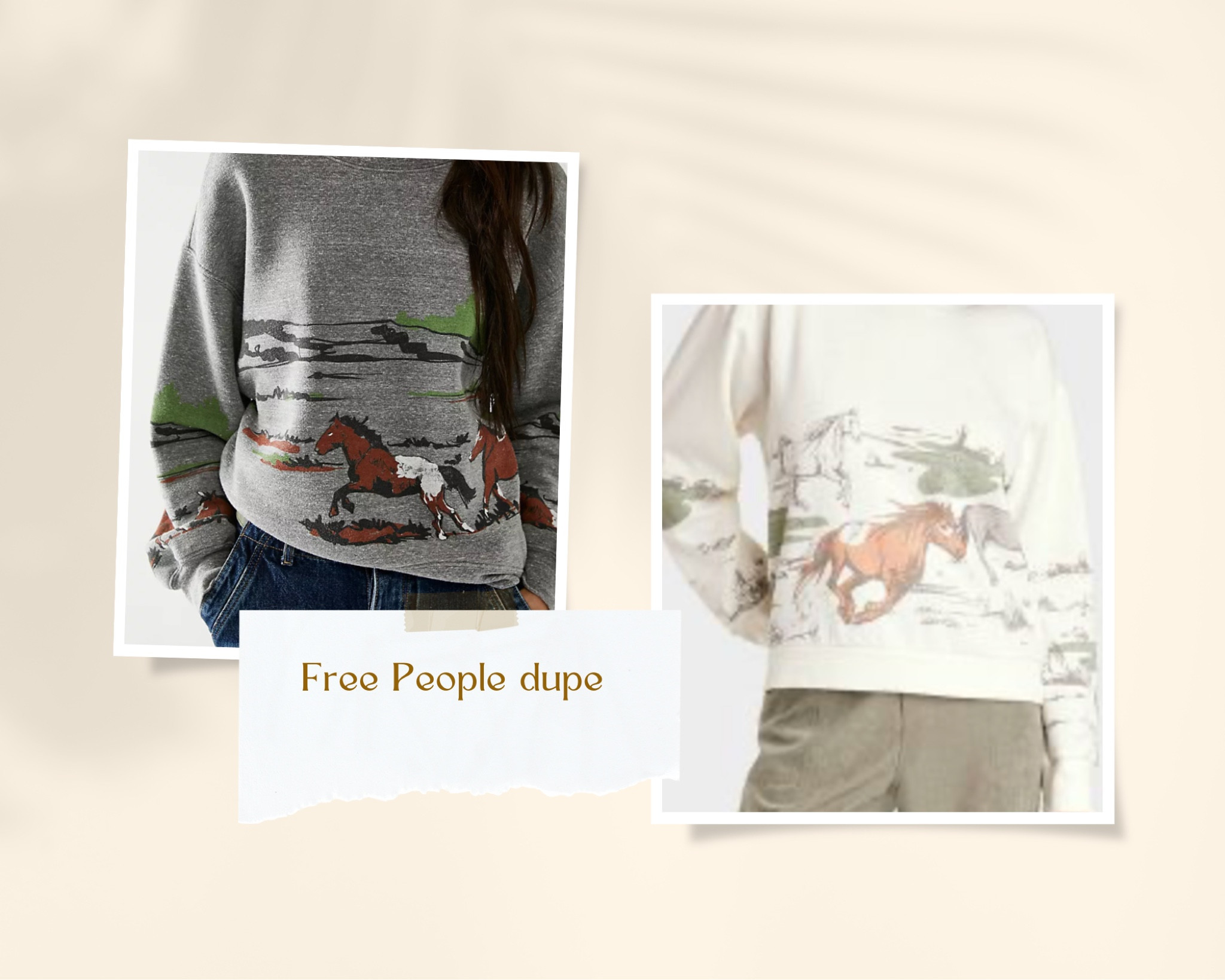 Free People dupe // Free People dupe from Target // Target style // graphic sweatshirt // Yellowstone // boho // western // $98 vs $19.99 // look for less 

#LTKHoliday #LTKSeasonal #LTKCyberweek