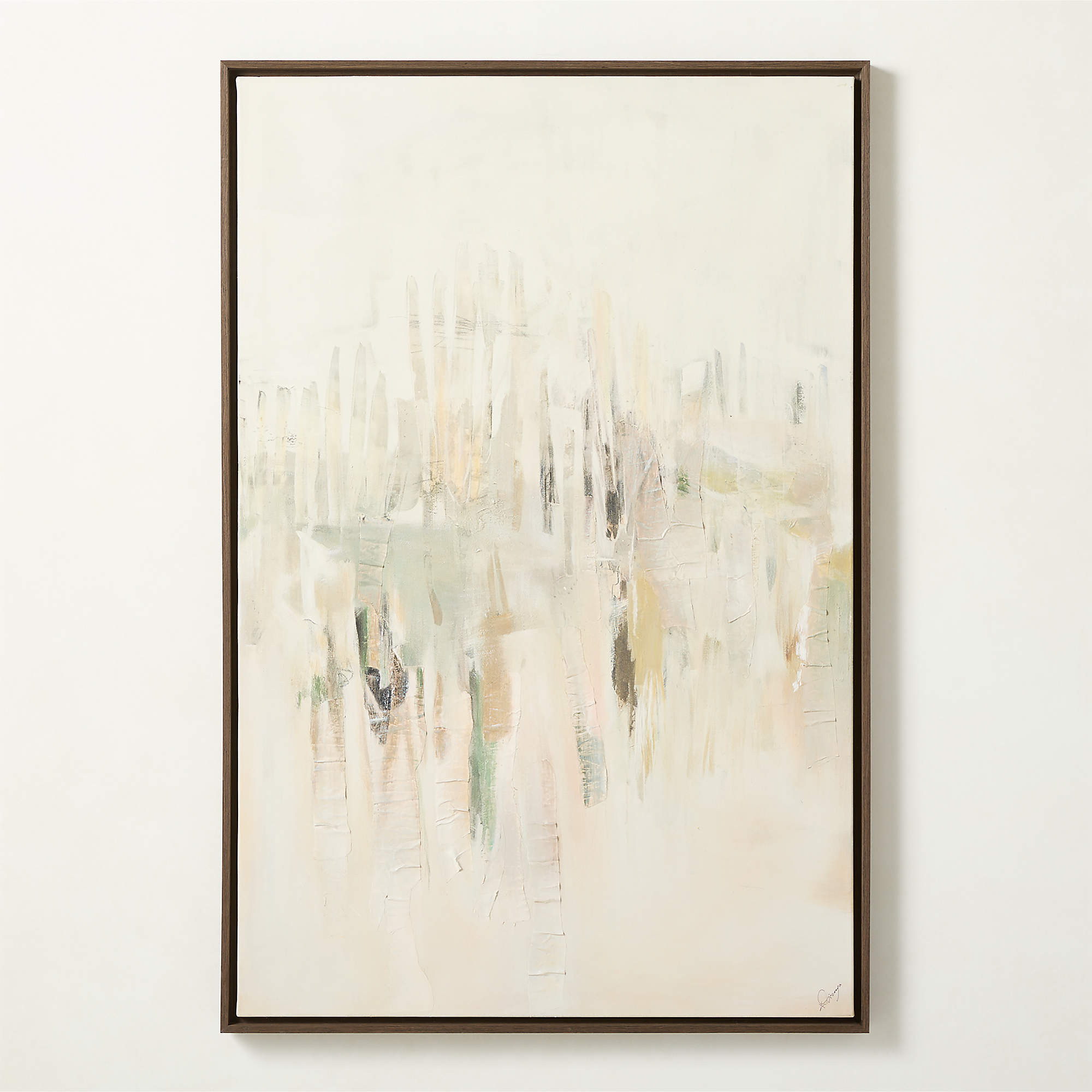 'Cascade' Framed Wall Art 40"x60" | CB2 | CB2