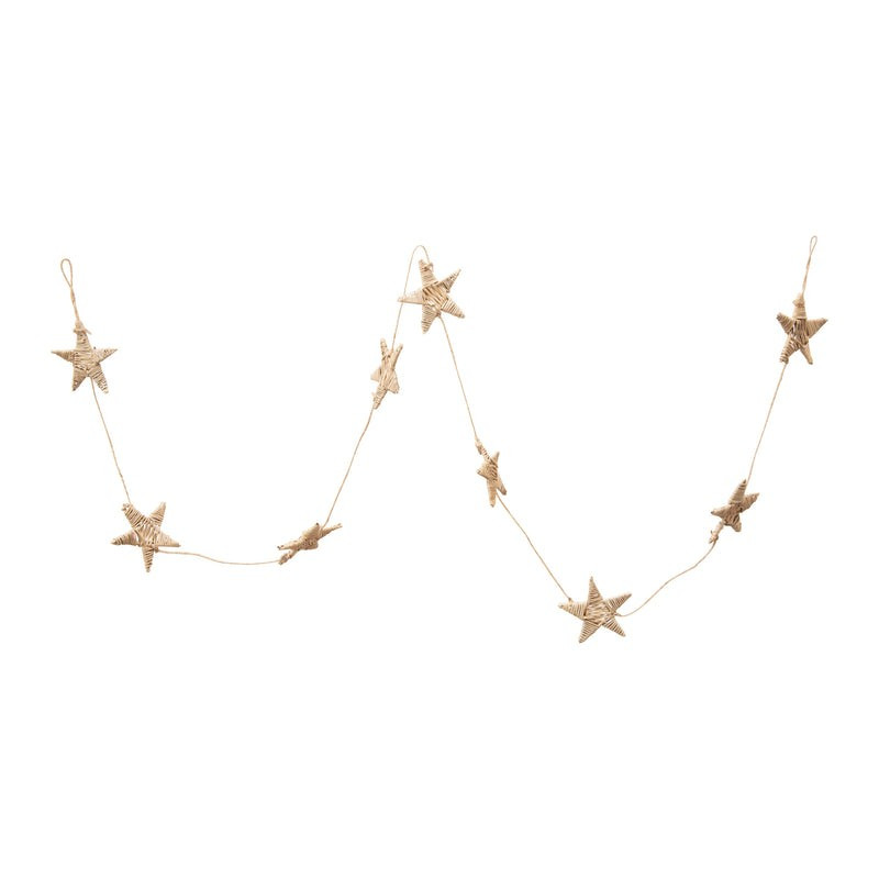Woven Star Garland, 72 | Jansen Home