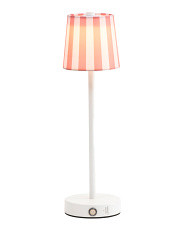 Stripe Printed Lampshade Led Touch Lamp | TJ Maxx