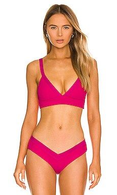 L*SPACE Vera Bikini Top in Bougainvillea from Revolve.com | Revolve Clothing (Global)