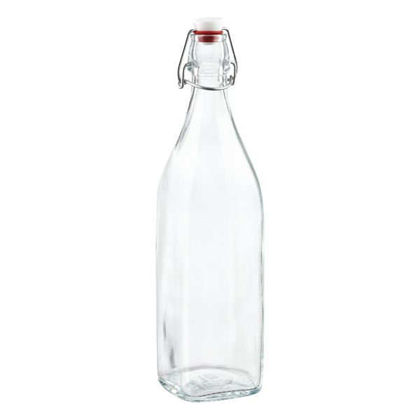 Square Hermetic Glass Bottles | The Container Store