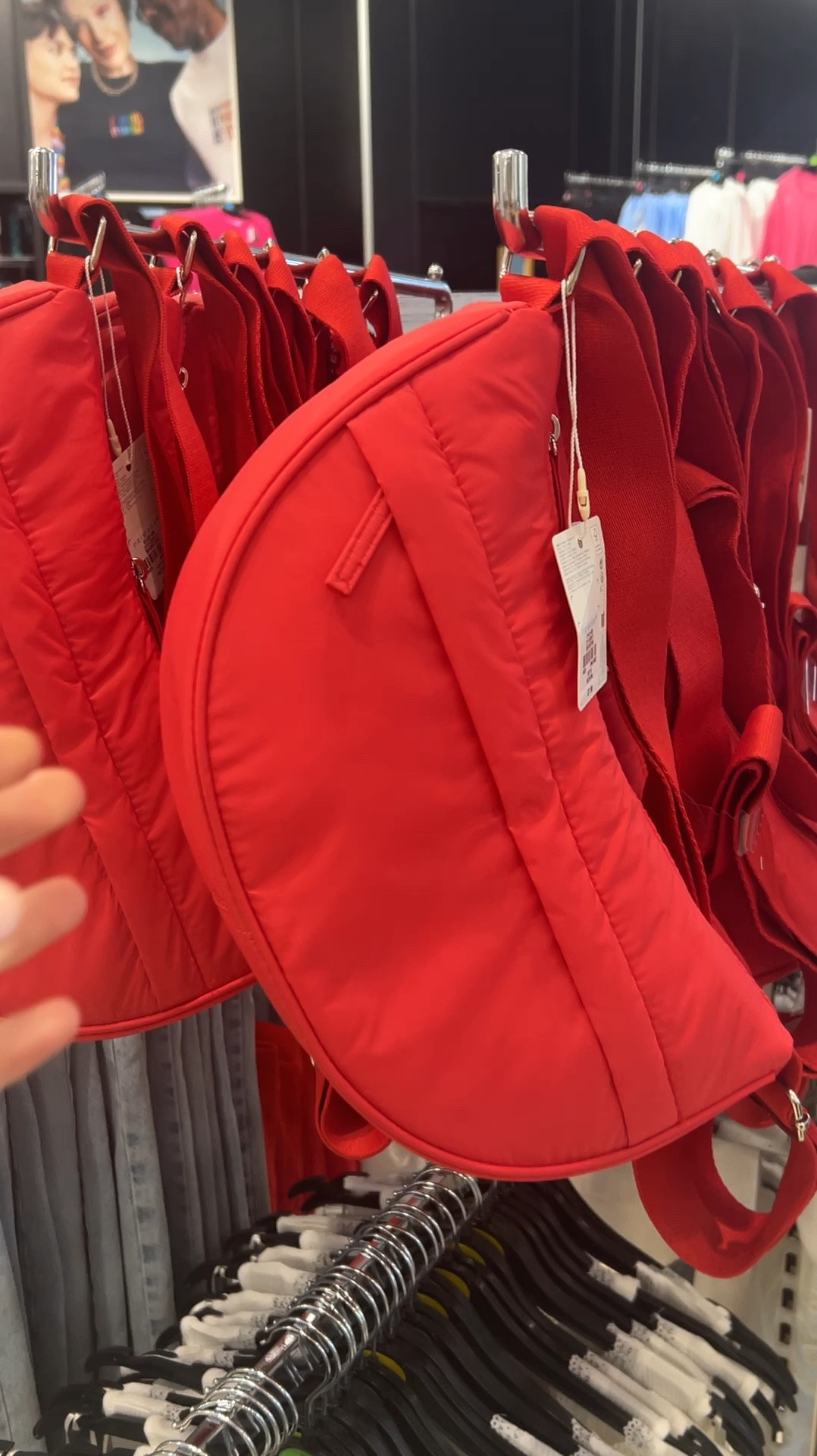 Red crossbody canvas bag, red bag, canvas bag, sport bag red, red bag, red accessories ❤️