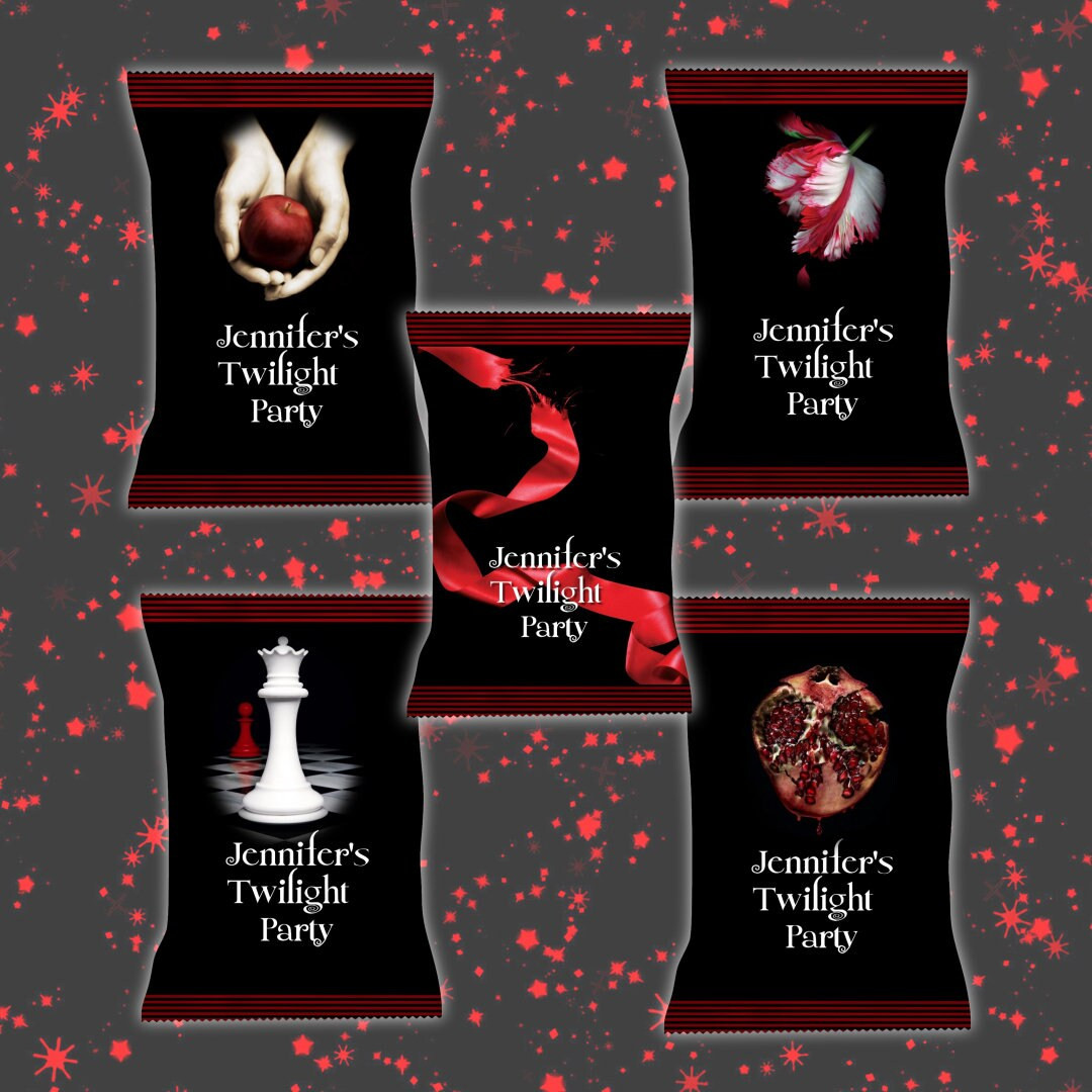 Twilight Chip Bag Cover Bundle Printable | Etsy (US)