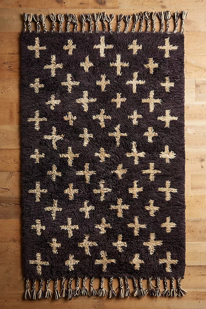 Moroccan Cross Rug | Anthropologie (US)