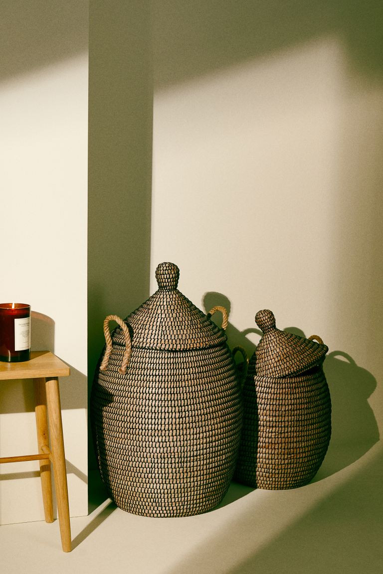 Large Storage Basket with Lid | H&M (US + CA)