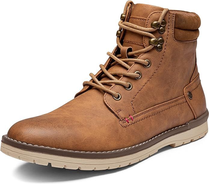 Vostey Men's Chukka Boots Motorcycle Casual Hiking Boot for Men | Amazon (US)