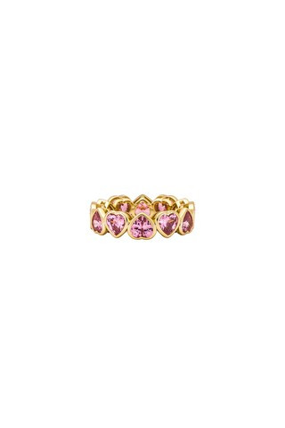 The Much Love Ring in Pink & Gold | Revolve Clothing (Global)