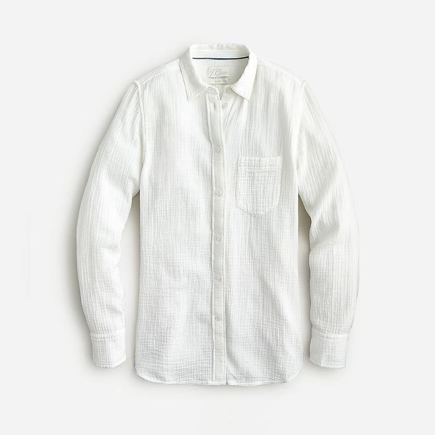 Classic-fit soft gauze shirt | J.Crew US