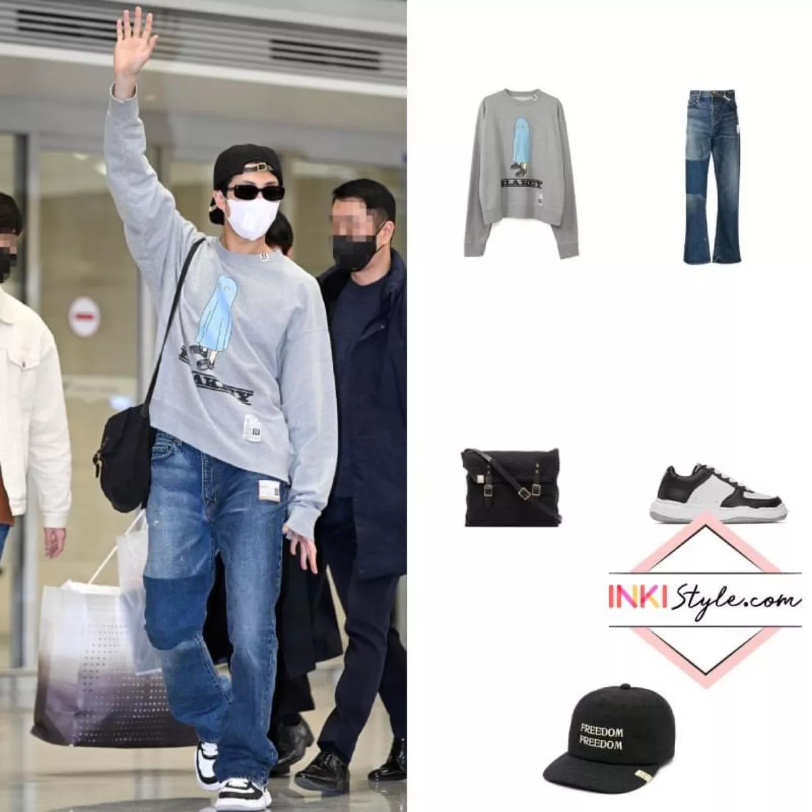 BTS' Jungkook Was A Cheerful Vision In His Denim Outfit At Incheon Airport
