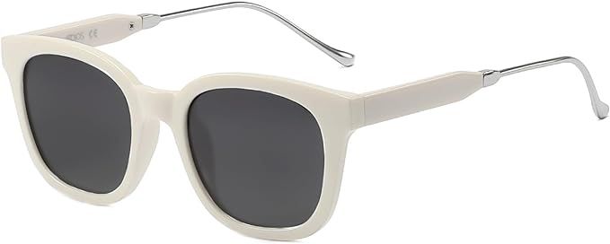 SOJOS Classic Square Polarized Sunglasses for Women Men Retro Trendy UV400 Sunnies SJ2050 | Amazon (US)